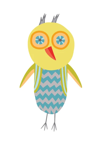 Renkli mutlu baykuş