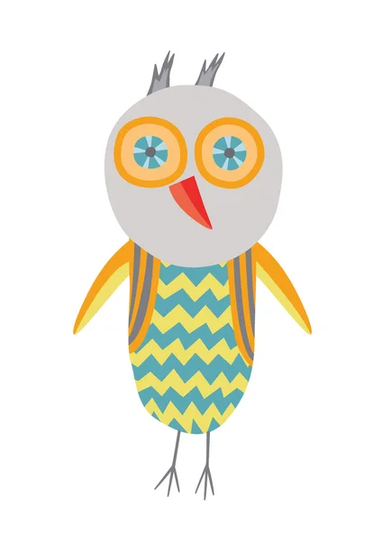 Renkli mutlu baykuş