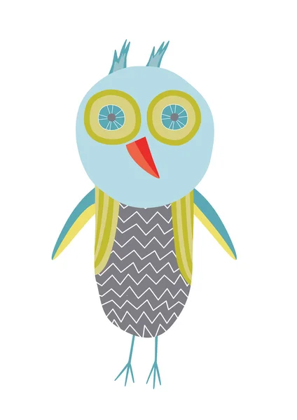 Renkli mutlu baykuş