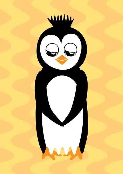 Renkli mutlu penguen