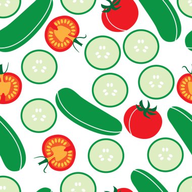 Vegetable repeating pattern