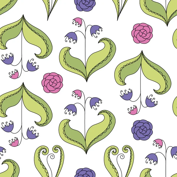 Çiçek ve kelebek deseni