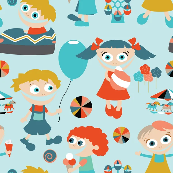 Lunapark desen çocuklara