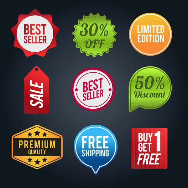 rozetleri ve Etiketler kümesi