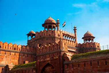 Red fort Delhi, Hindistan