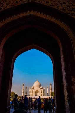 Taj Mahal. Agra, Hindistan