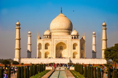 Taj Mahal. Agra, Hindistan