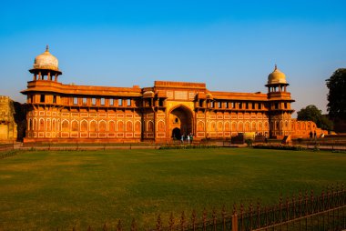 AGRA, INDIA. Gate of Agra Fort. clipart