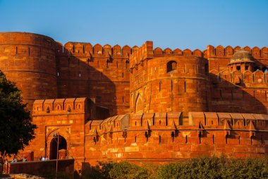 Agra, Hindistan. Agra kale kapı.