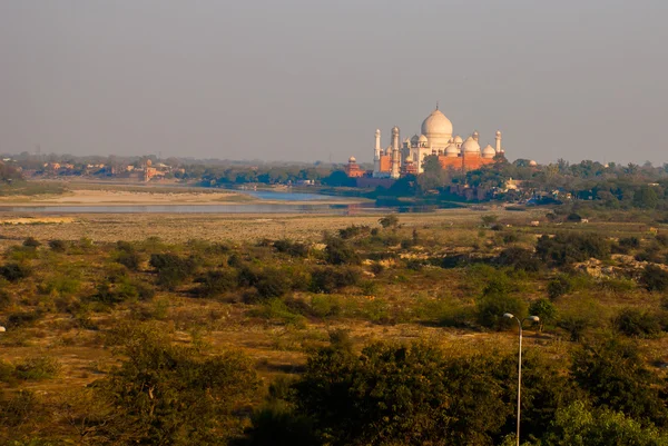 Taj Mahal. Agra, Hindistan — Stok fotoğraf