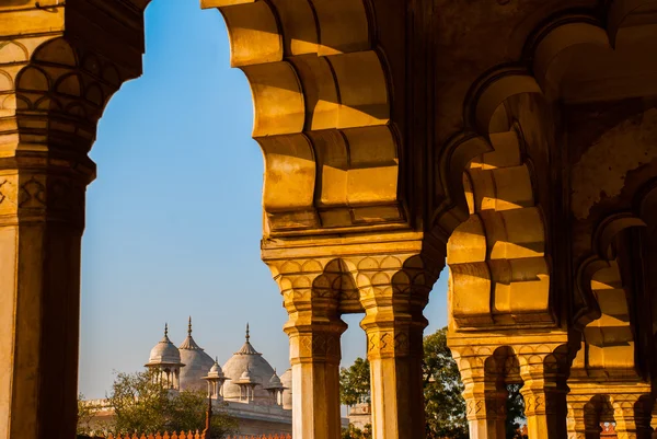 Agra, India. Vörös Erőd. — Stock Fotó