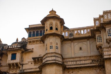 Udaipur şehir Palace. Udaipur, Hindistan.