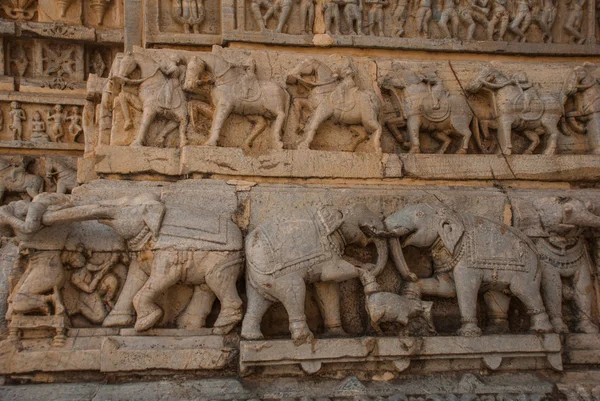 Jagdish Mandir Temple. Udaipur, Indie. Fragmenty murów. — Zdjęcie stockowe