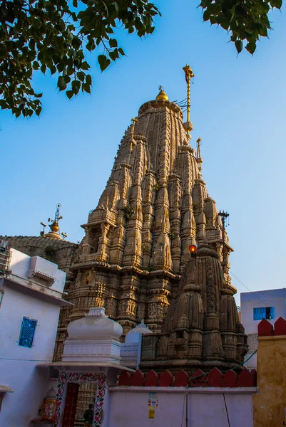 Tapınak. Udaipur, Hindistan. Duvar parçaları. — Stok fotoğraf