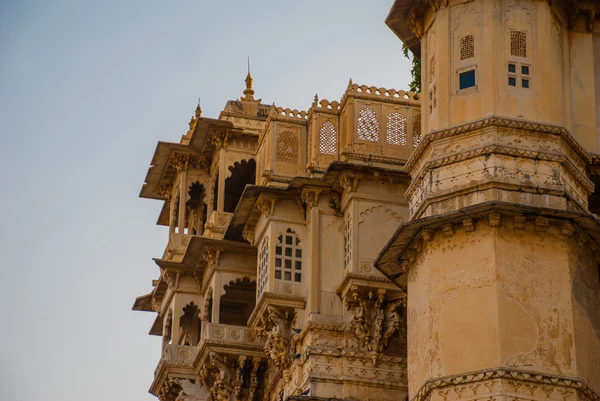 Palazzo della città di Udaipur. Udaipur, India . — Foto Stock