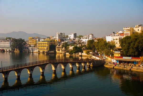 Άποψη της πόλης. Ουνταϊπούρ, Ινδία. — Φωτογραφία Αρχείου