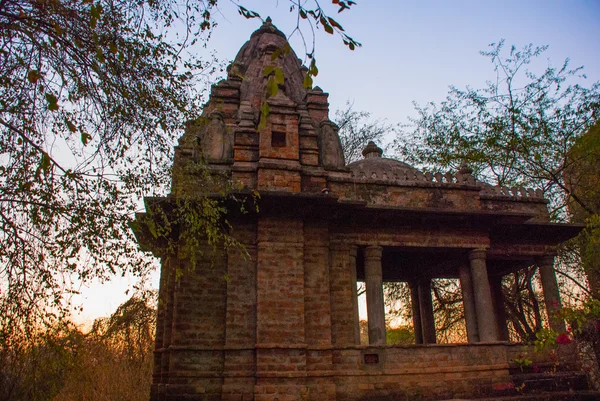 Templet. Udaipur, India. Fragment av väggar. — Stockfoto