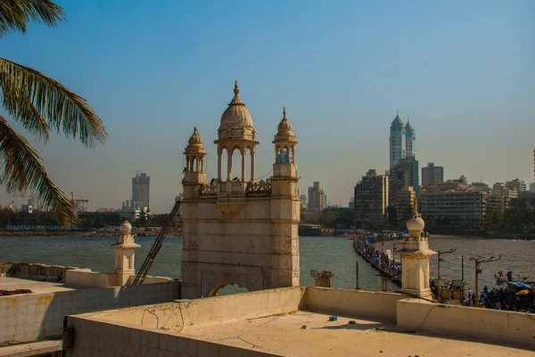 Mešita Haji Ali. Bombaj, Indie. — Stock fotografie