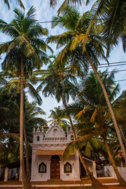 Goa tapınakta. Arambol. Hindistan.