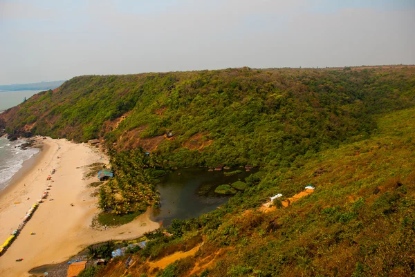 Spiaggia di Arambol, Stato di Goa, India . — Foto Stock