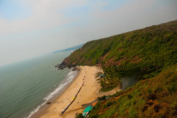 Spiaggia di Arambol, Stato di Goa, India . — Foto Stock