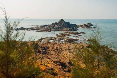 OM beach, Gokarna, Karnataka, Hindistan