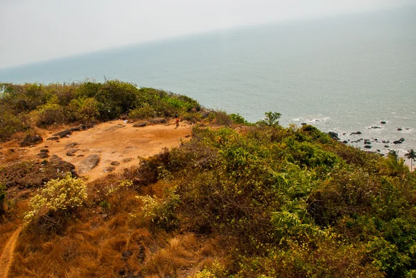 Arambol beach, stát Goa, Indie. — Stock fotografie