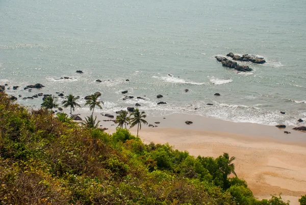 Arambol beach, stát Goa, Indie. — Stock fotografie