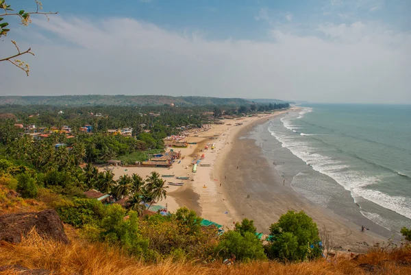 Arambol beach, stát Goa, Indie. — Stock fotografie