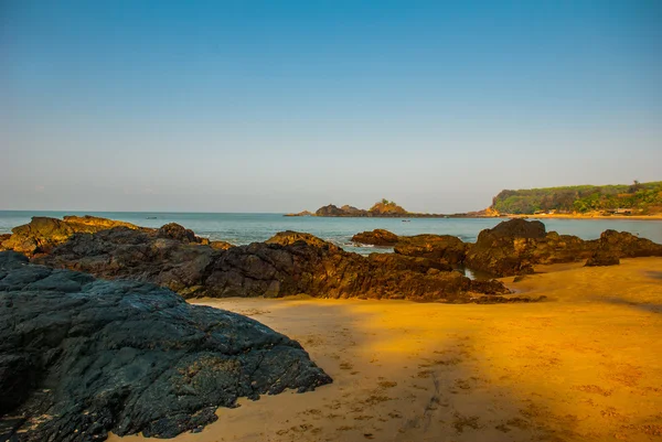 Spiaggia di Om, Gokarna, Karnataka, India — Foto Stock