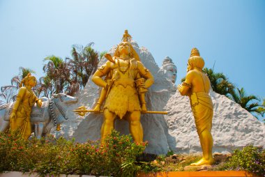 Heykel. Murudeshwar. Tapınak Karnataka, Hindistan