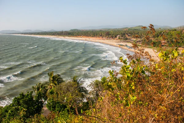 Nádherná pláž v Gokarna. Karnataka, Indie — Stock fotografie