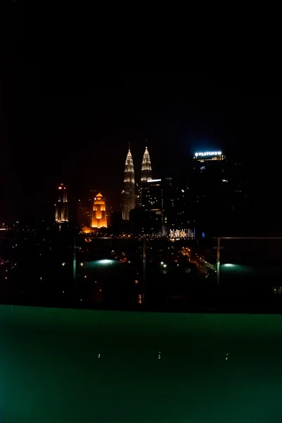 Zwillingstürme der Petronas. kuala lumpur, malaysien. — Stockfoto