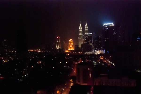 Torres gémeas de Petronas. Kuala Lumpur, Malásia . — Fotografia de Stock