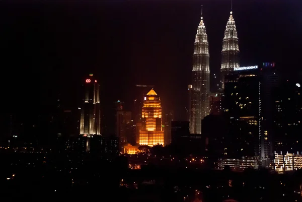 Zwillingstürme der Petronas. kuala lumpur, malaysien. — Stockfoto