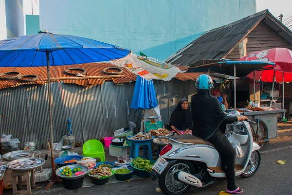 Market. Hatyai. Thailand. — Stock Photo, Image