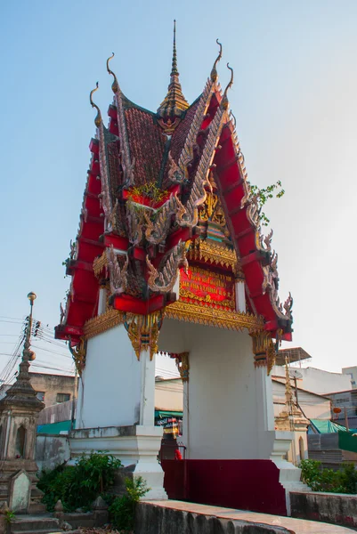 Buddyjskiej świątyni. Hatyai. Tajlandia. — Zdjęcie stockowe