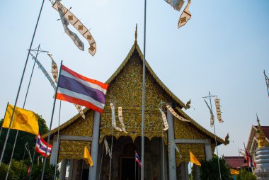 Tayland tapınak. Chiangmai.