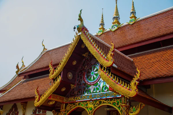 Thaiföld-templom. Chiangmai. — Stock Fotó