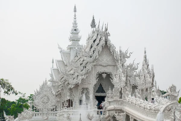 WAT Rong Khun, aka Beyaz Tapınak. Chiang Rai, Tayland. — Stok fotoğraf