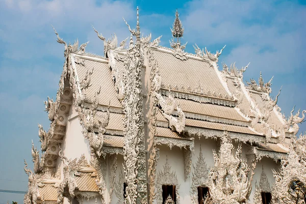 WAT Rong Khun, aka Beyaz Tapınak. Chiang Rai, Tayland. — Stok fotoğraf