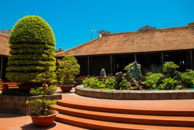 tapınak taş parkta. Nha Trang. Vietnam