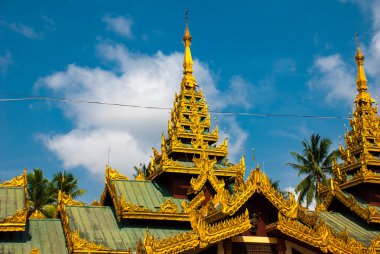 Shwedagon Selami pagoda. Yangon, Myanmar