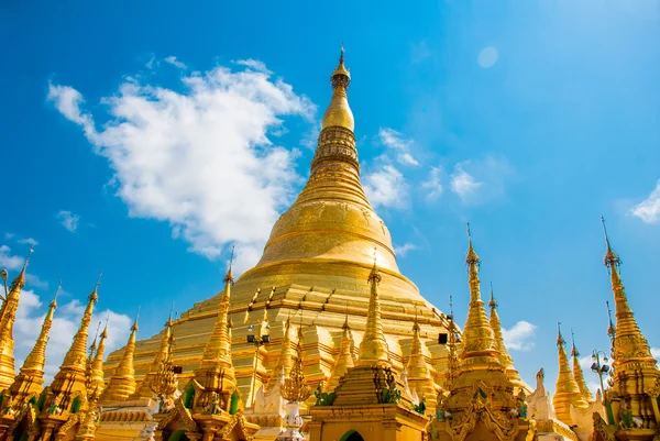 Shwedagon Paya pagode. Rangum, Mianmar — Fotografia de Stock
