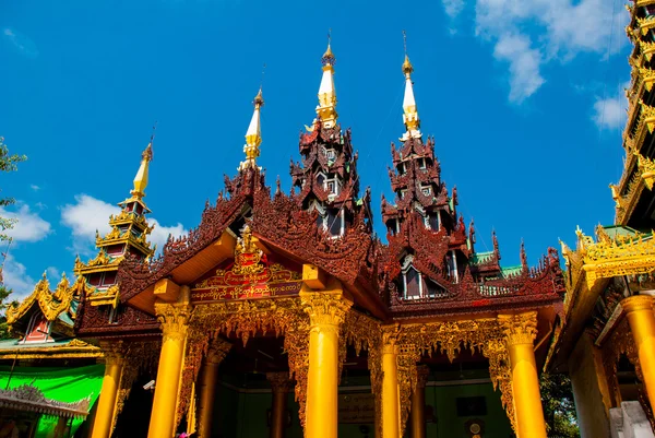 Shwedagon Paya pagode. Rangum, Mianmar — Fotografia de Stock