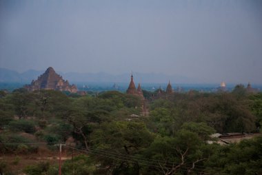 Antik tapınaklar Bagan, Myanmar. Burma