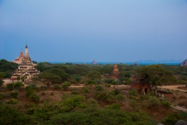 Antik tapınaklar Bagan, Myanmar. Burma