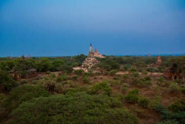 Antik tapınaklar Bagan, Myanmar. Burma