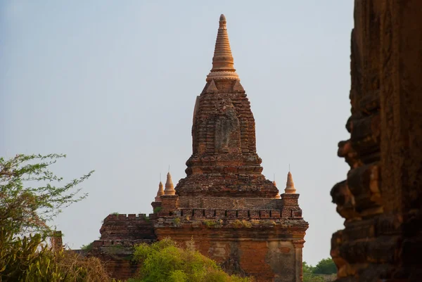 Anciens temples à Bagan, Myanmar. Birmanie — Photo