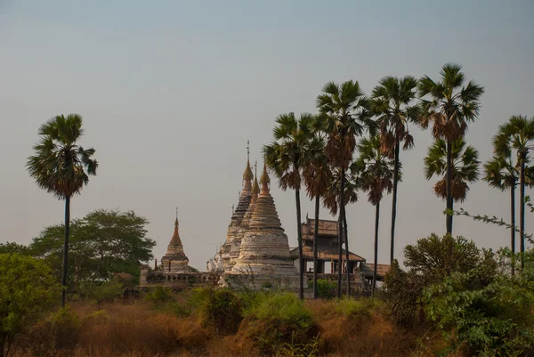 Oude tempels in zakjes, myanmar — Stockfoto